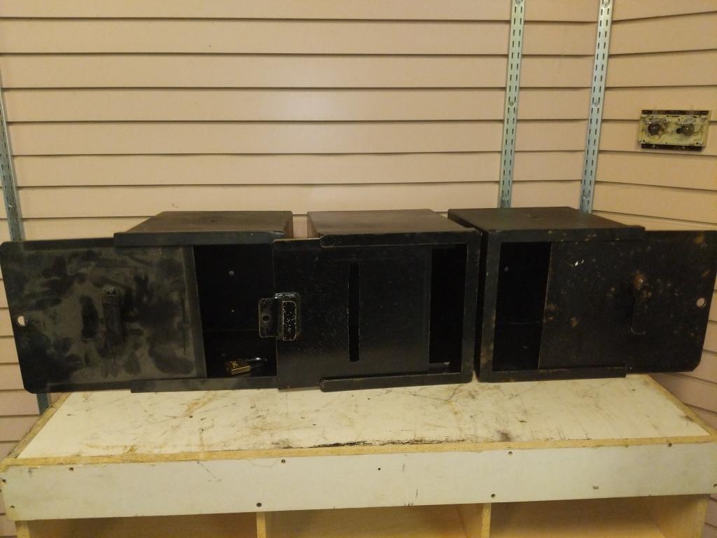 Large steel lockboxes