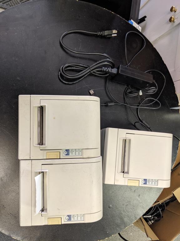 Epson point of sale printers Two need cables