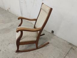 Wooden rocking chair