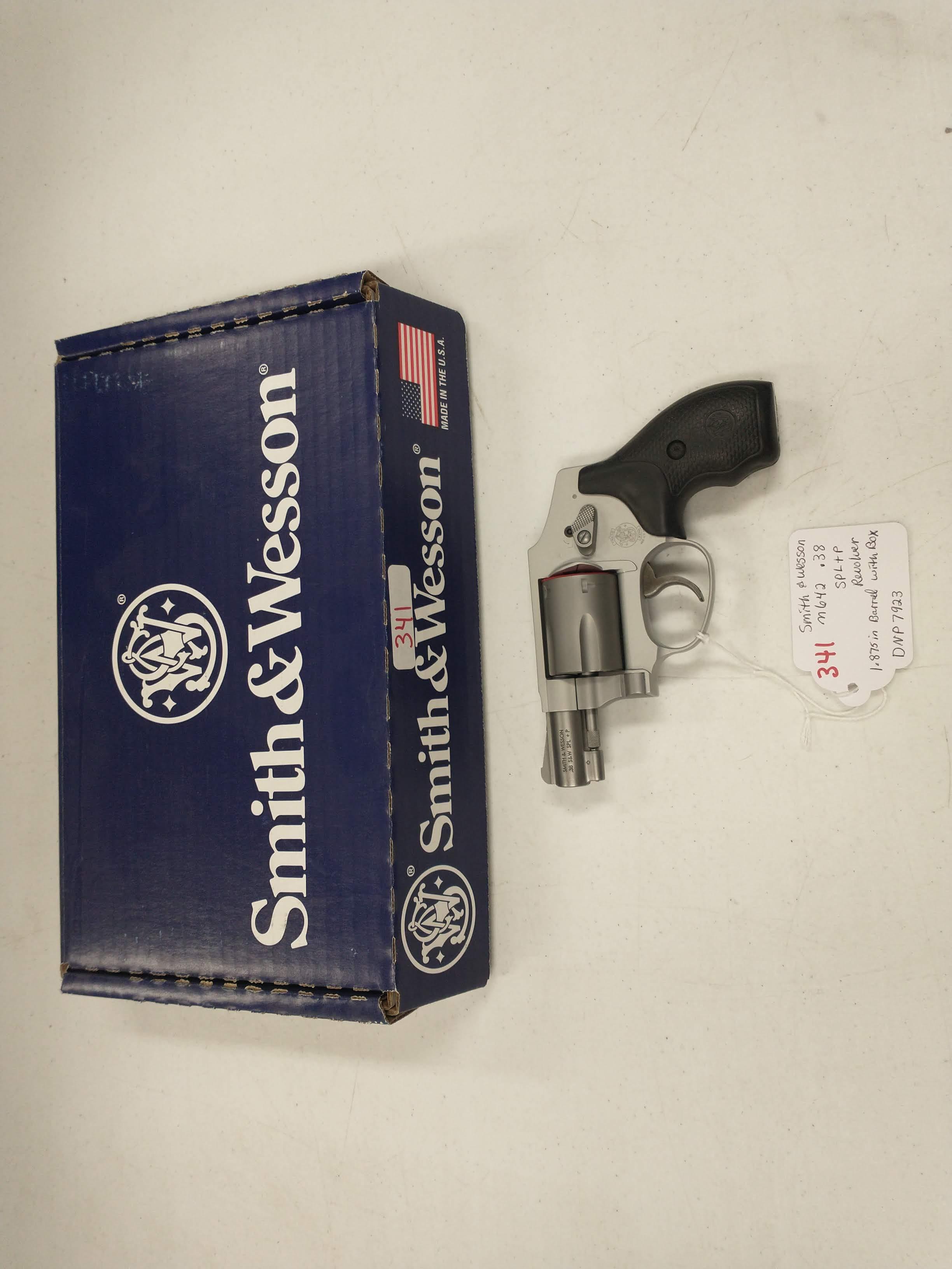 Smith & Wesson M642 .38 S&W SPL & P Revolver