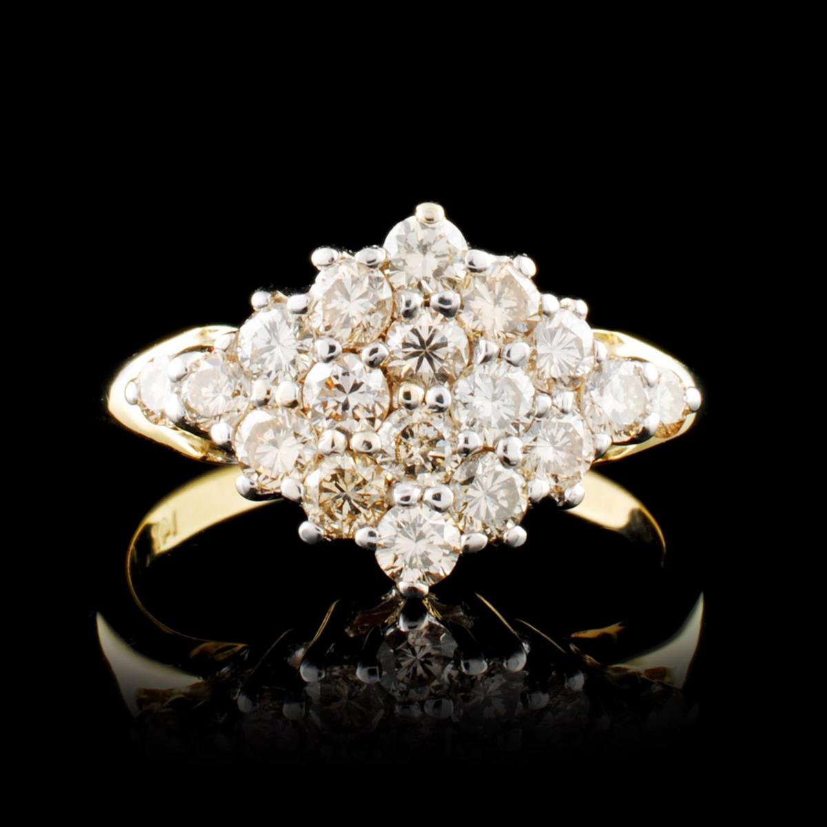 14K Gold 0.85ctw Diamond Ring