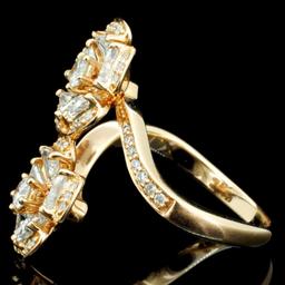 18K Rose Gold 1.93ctw Diamond Ring
