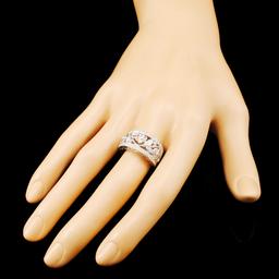 18K Gold 0.99ctw Diamond Ring