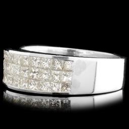 18K Gold 1.21ctw Diamond Ring