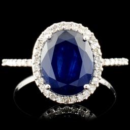 14K Gold 2.12ct Tanzanite & 0.48ctw Diamond Ring