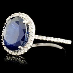 14K Gold 2.12ct Tanzanite & 0.48ctw Diamond Ring