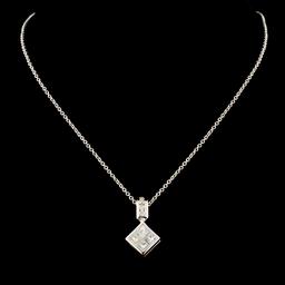 14K Gold 0.43ctw Diamond Pendant