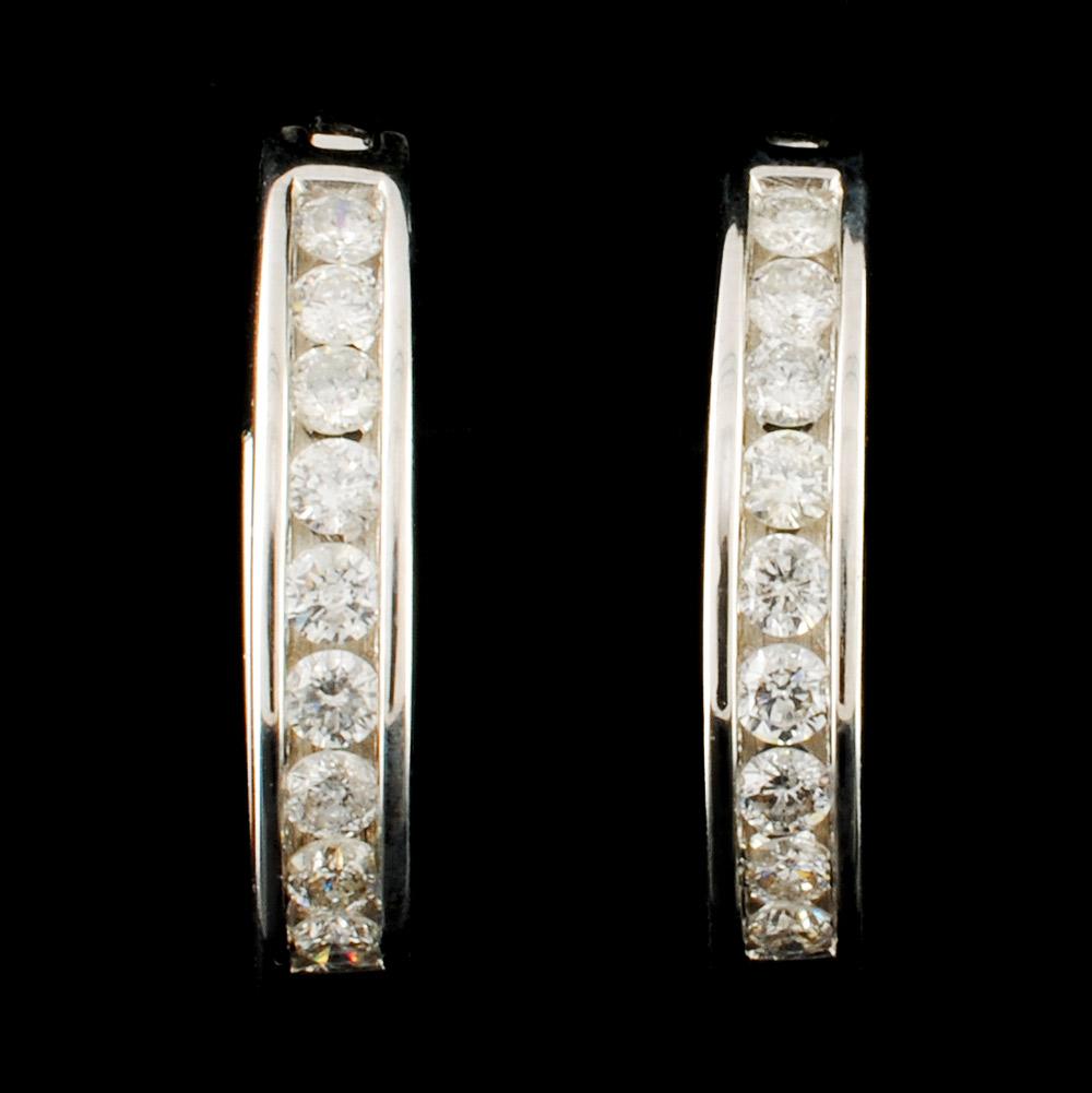 14K Gold 0.45ctw Diamond Earrings