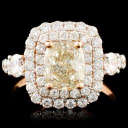 18K Gold 2.11ctw Diamond Ring