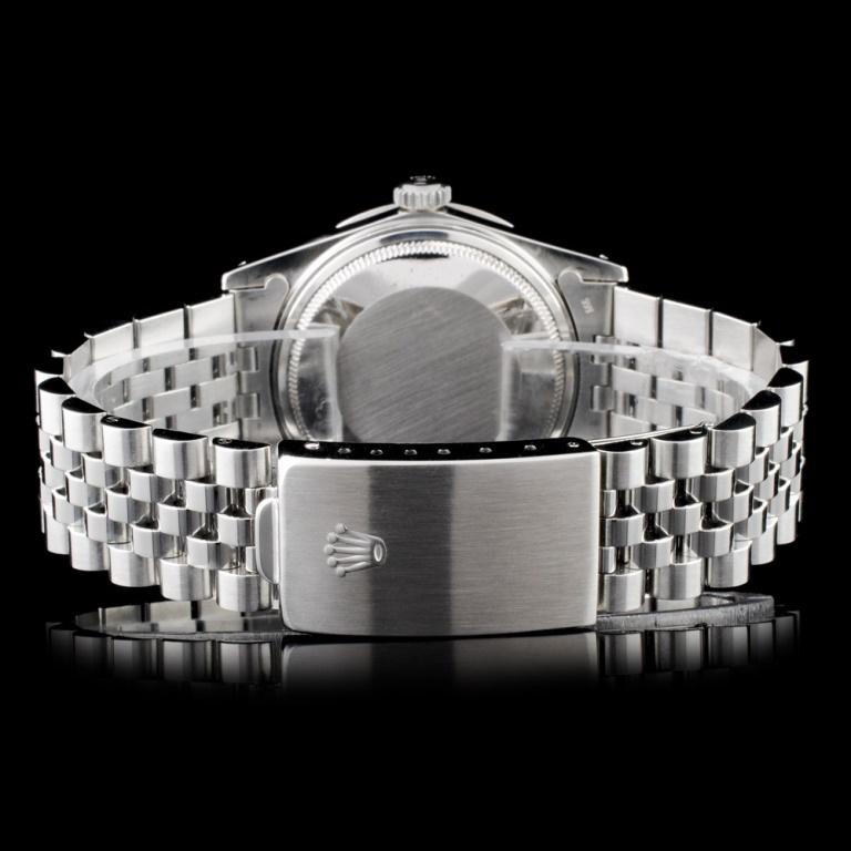 Rolex SS DateJust Diamond Men's Wristwatch