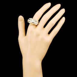 18K Gold 6.30ctw Diamond Ring