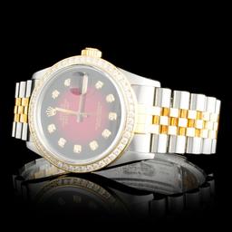 Rolex DateJust Diamond 36mm Wristwatch