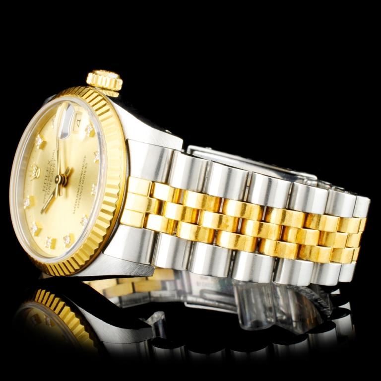 Rolex DateJust 68273 Diamond 31MM Wristwatch