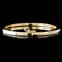 14K Gold 0.87ctw Diamond Bracelet