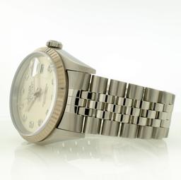 Rolex DateJust 18K White Gold & SS 36MM Wristwatch