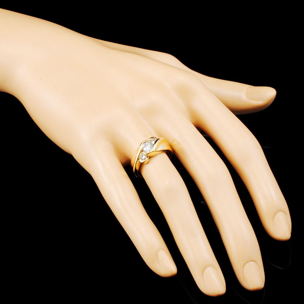 14K Gold 0.76ctw Diamond Ring