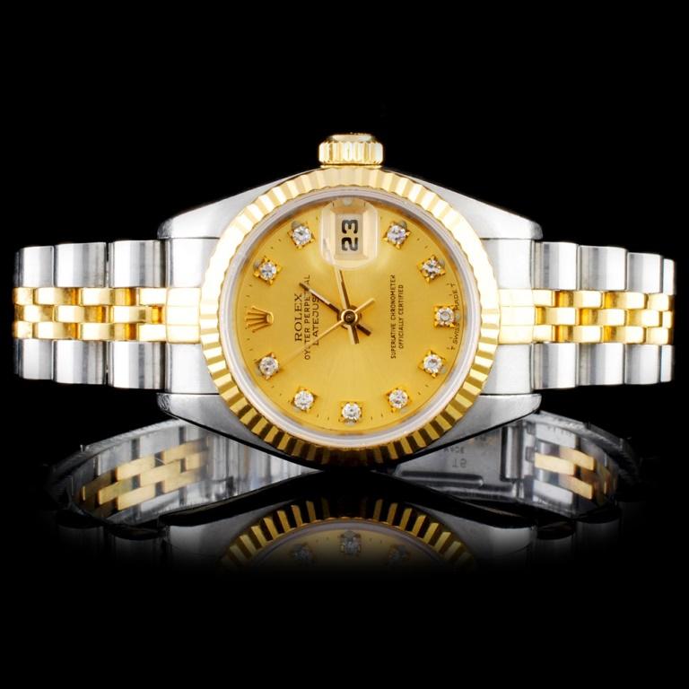 Rolex Two-Tone DateJust Ladies Wristwatch