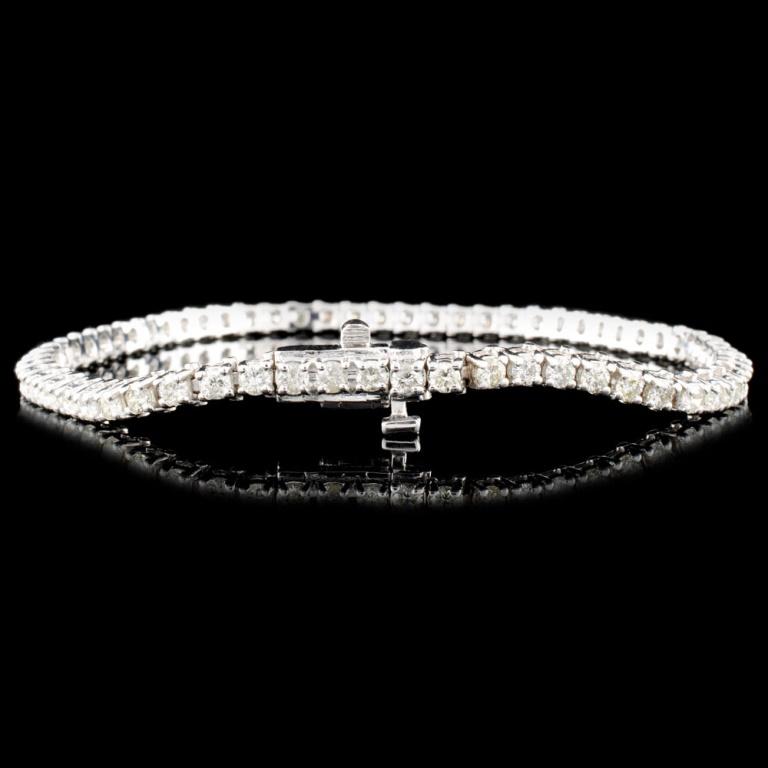 14K Gold 3.00ctw Diamond Bracelet