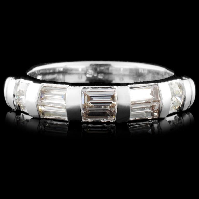 Platinum 0.56ctw Diamond Ring