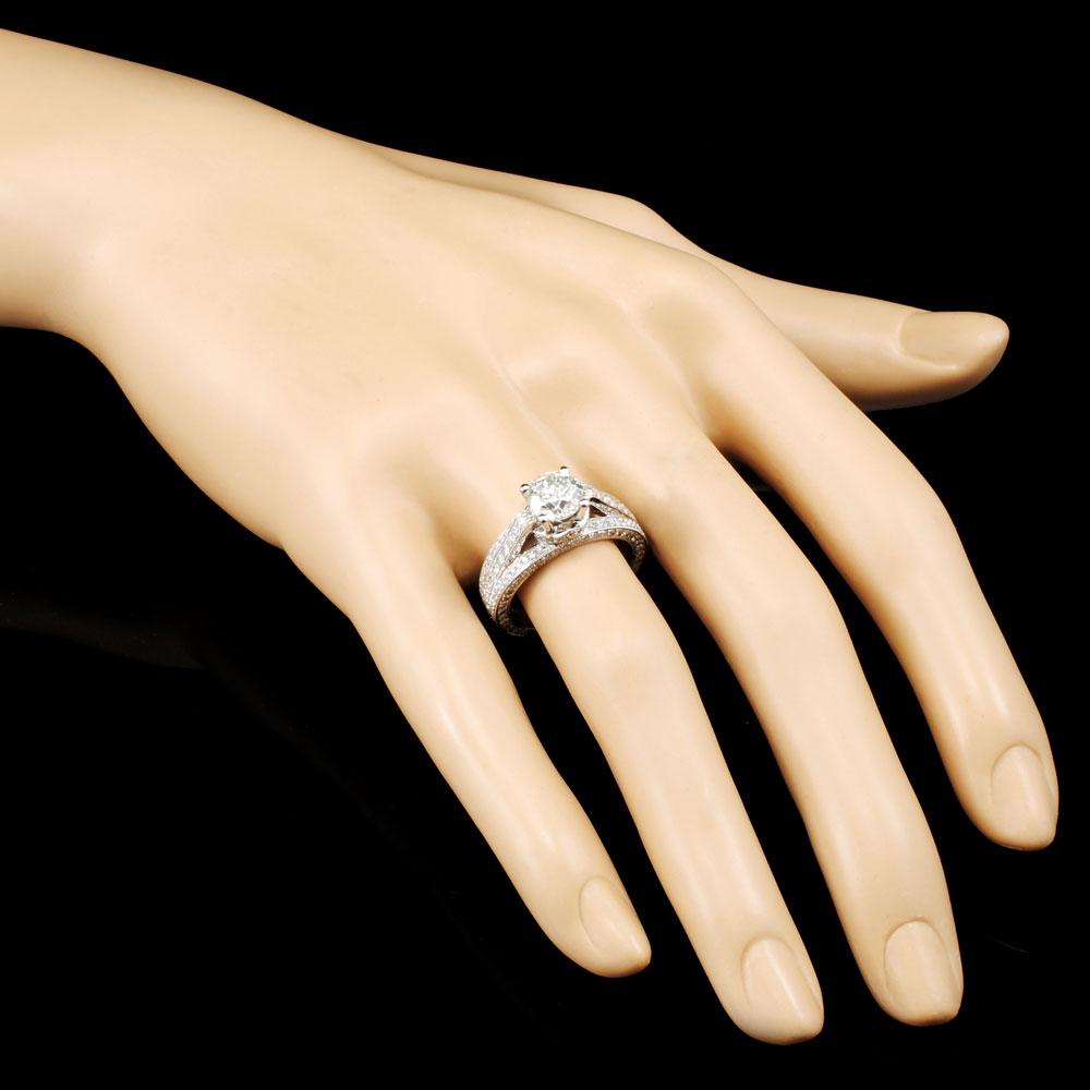 18K Gold 2.89ctw Diamond Ring