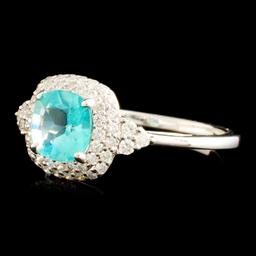 14K Gold 0.76ct Apatite & 0.30ctw Diamond Ring