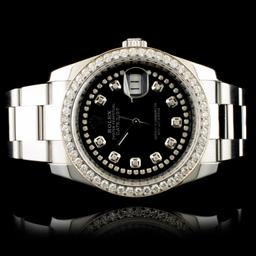 Rolex DateJust 116200 SS 1.35ct Diamond 36MM Watch