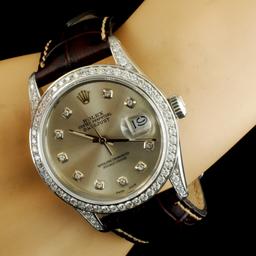 Rolex DateJust 1.50ctw Diamond 36MM Wristwatch