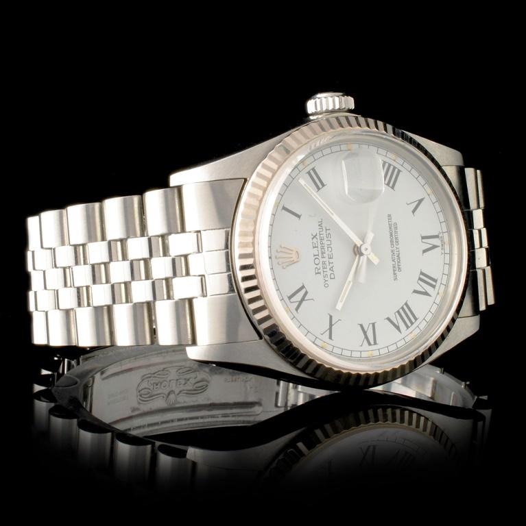Rolex DateJust 18K & Stainless Steel Watch