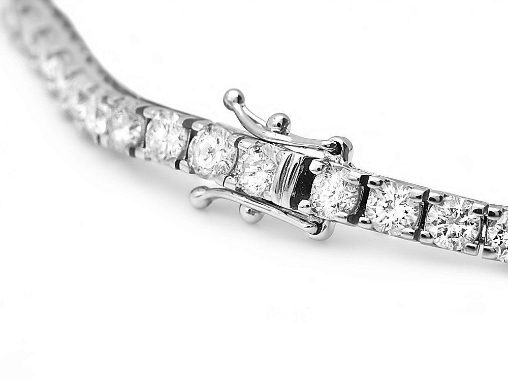 ^18k White Gold 8.00ct Diamond Bracelet