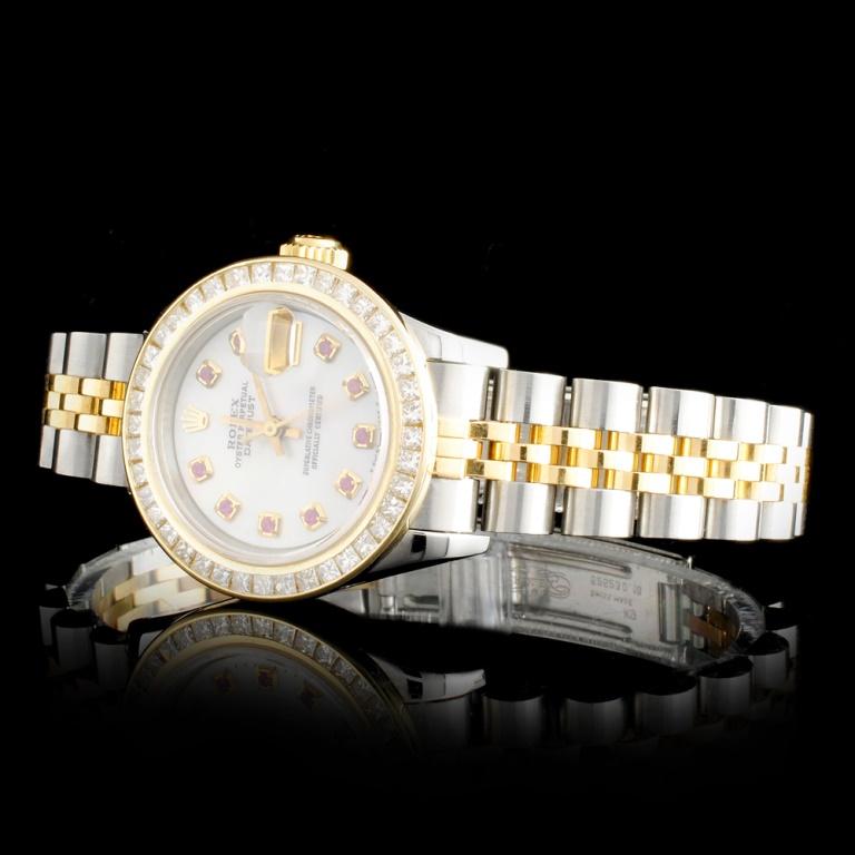 Rolex DateJust Diamond Ladies Watch