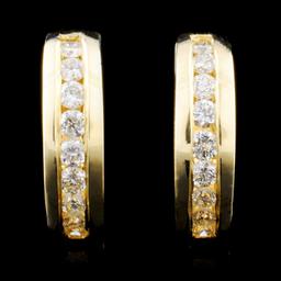 14K Gold 0.50ctw Diamond Earrings