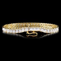 14K Gold 1.48ctw Diamond Bracelet