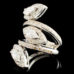 18K Gold 2.47ctw Diamond Ring