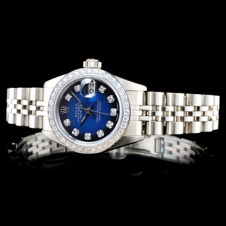 Rolex DateJust Diamond Ladies Watch