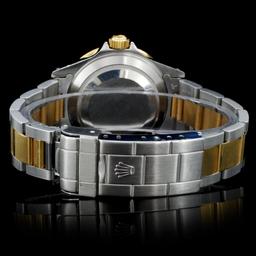 Rolex YG/SS Submariner Men's Wristwatch
