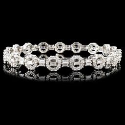 18K Gold 4.54ctw Diamond Bracelet