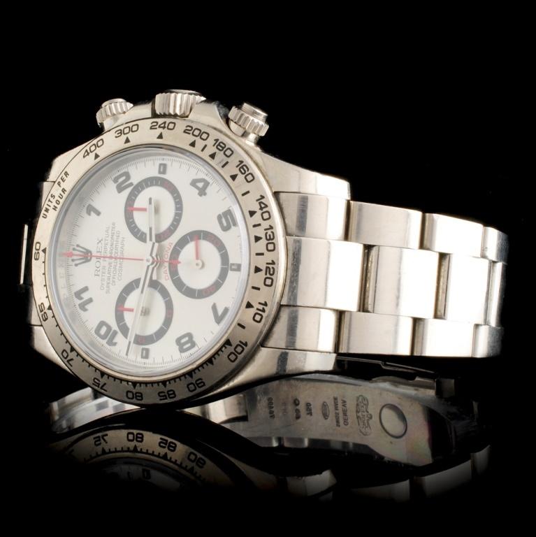 Rolex Daytona 18K White Gold Wristwatch