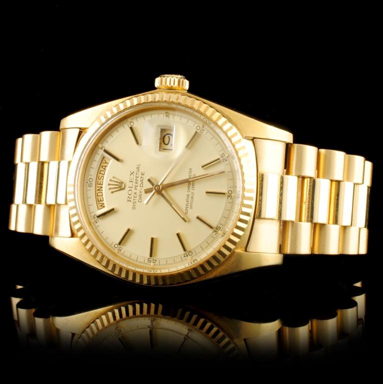Rolex Day-Date 18K YG 36MM Wristwatch