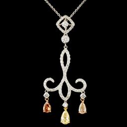 18K Gold 2.11ctw Diamond Pendant