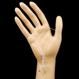 18K Gold 2.11ctw Diamond Pendant