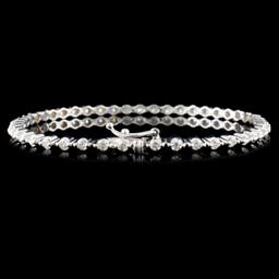 18K Gold 2.00ctw Diamond Bracelet