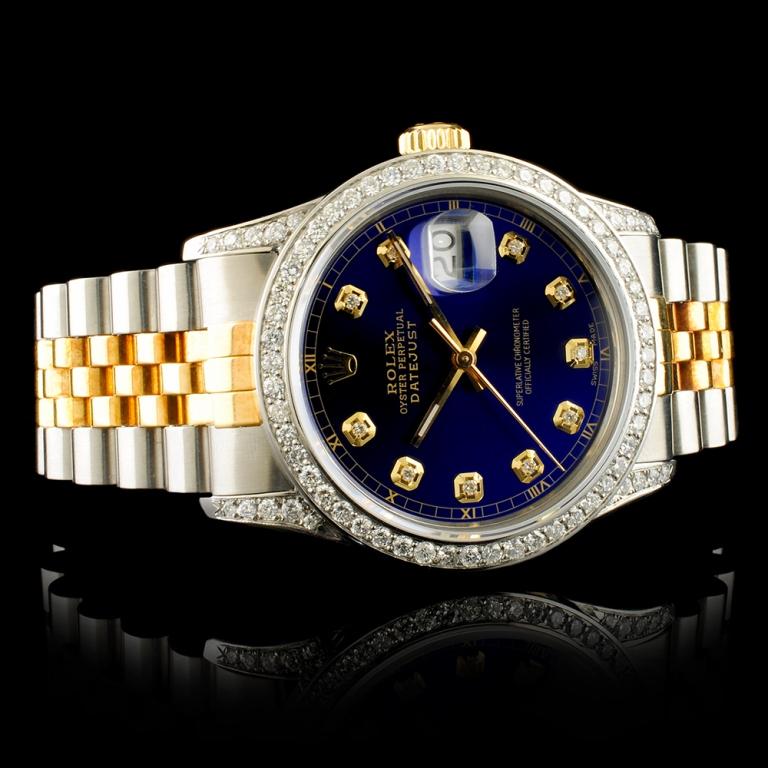 Rolex DateJust 1.50ctw Diamond 36MM Wristwatch