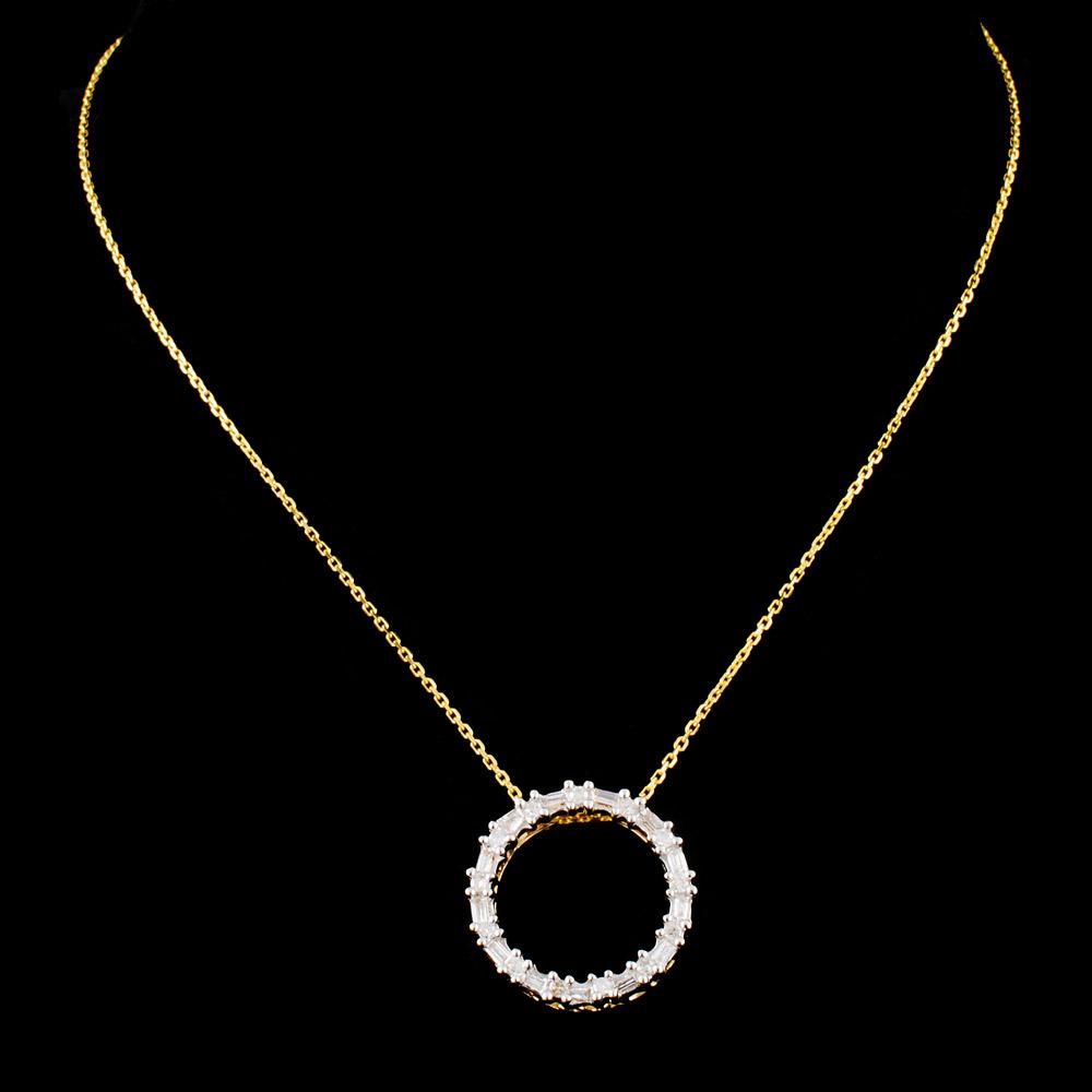 14K Gold 0.23ctw Diamond Pendant