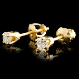 14K Gold 0.24ctw Diamond Earrings