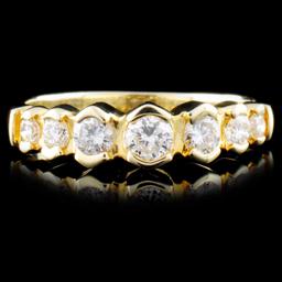 14K Gold 0.58ctw Diamond Ring
