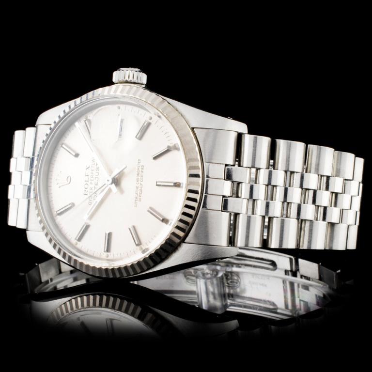 Rolex Stainless Steel DateJust 36mm Wristwatch