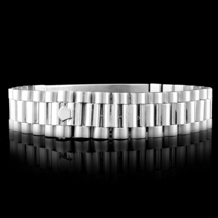 18K Gold 7.27ctw Men's Diamond Bracelet