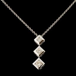 14K Gold 0.25ctw Diamond Pendant