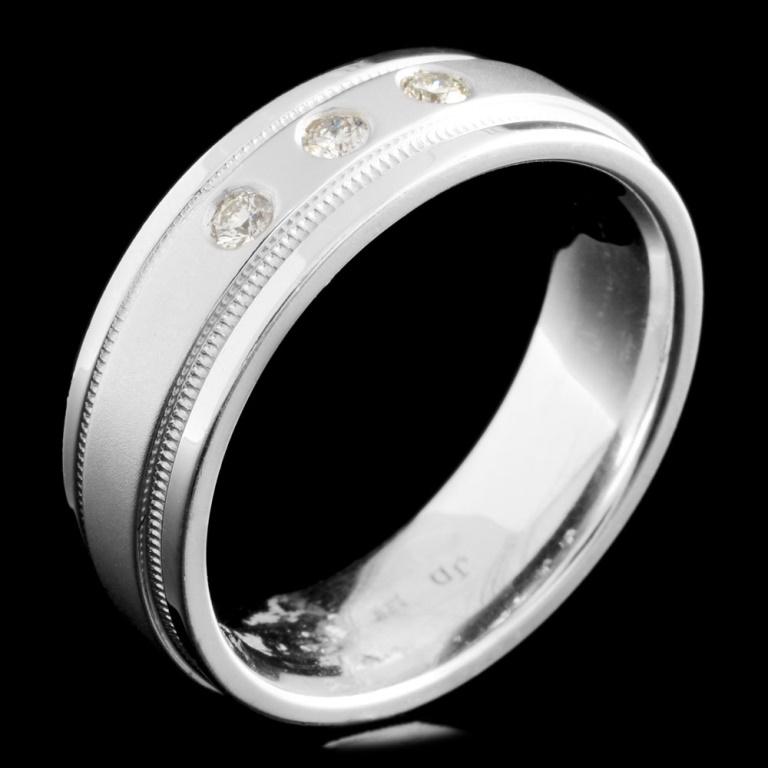 14K Gold 0.18ctw Diamond Ring