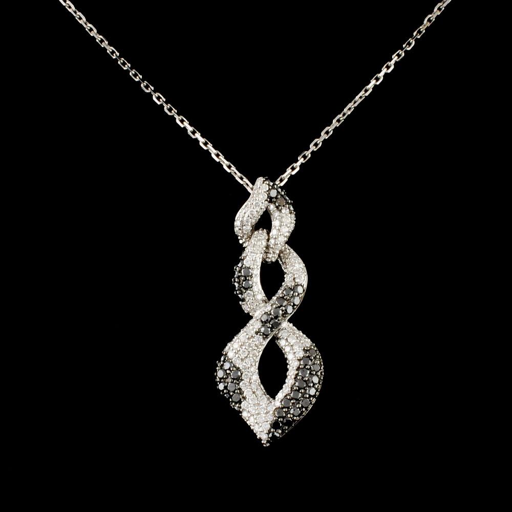 14K Gold 0.81ctw Diamond Pendant